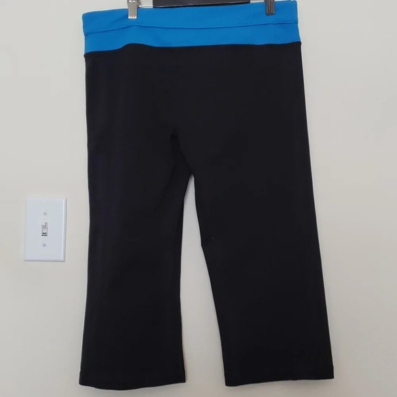 Reversible Black & Blue Workout Pants - Picture 12 of 12